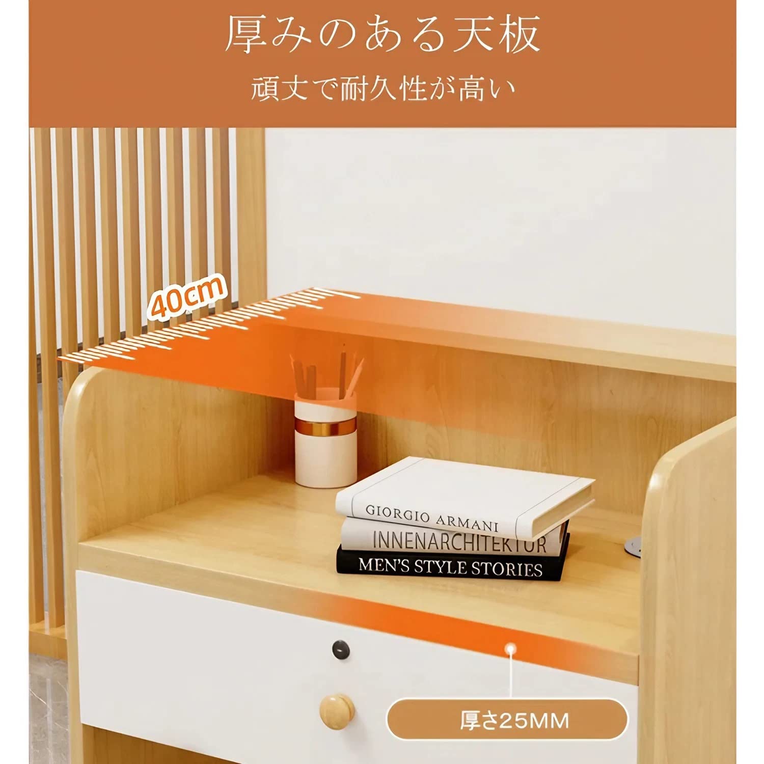 木製 LED照明付き 受付カウンター60*40*96 木製 LED照明付き 受付カウンター60*40*96